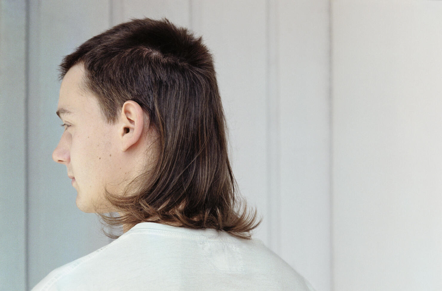 Young Man with Mullet