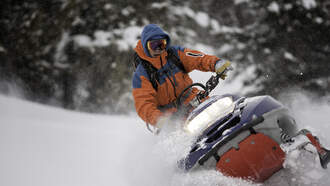 SNOWMOBILERS RESCUE MAN BURIED ALIVE IN UTAH AVALANCHE