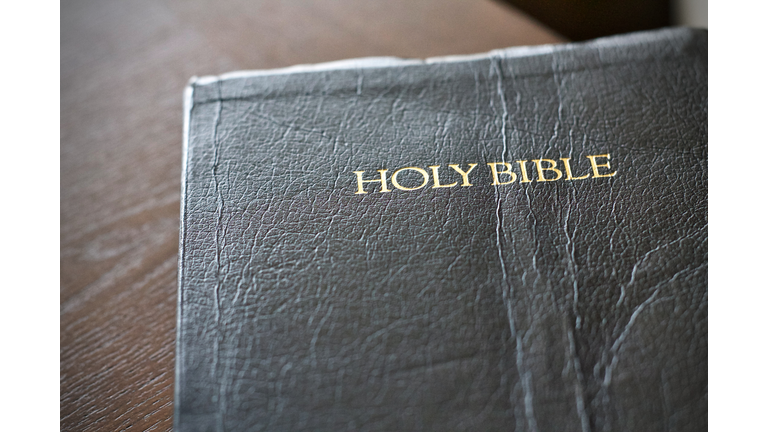 Close-Up Of Bible On Table