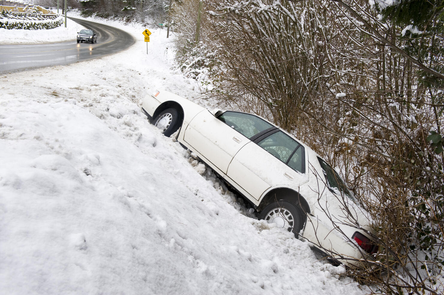 Car in the Ditch