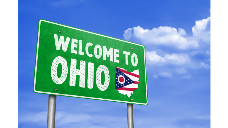 WELCOME TO OHIO - traffic sign message
