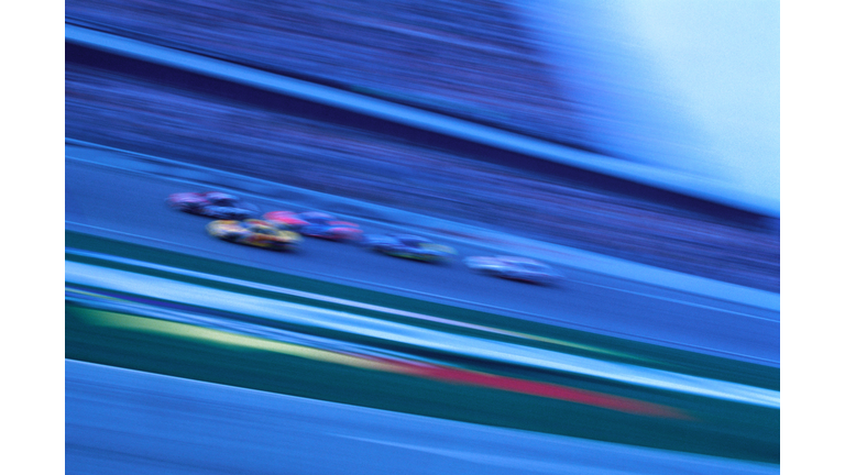 Motor racing, Daytona 500,  Florida, USA (blurred motion)