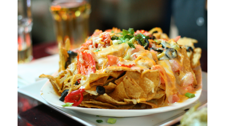 Nachos and cheese