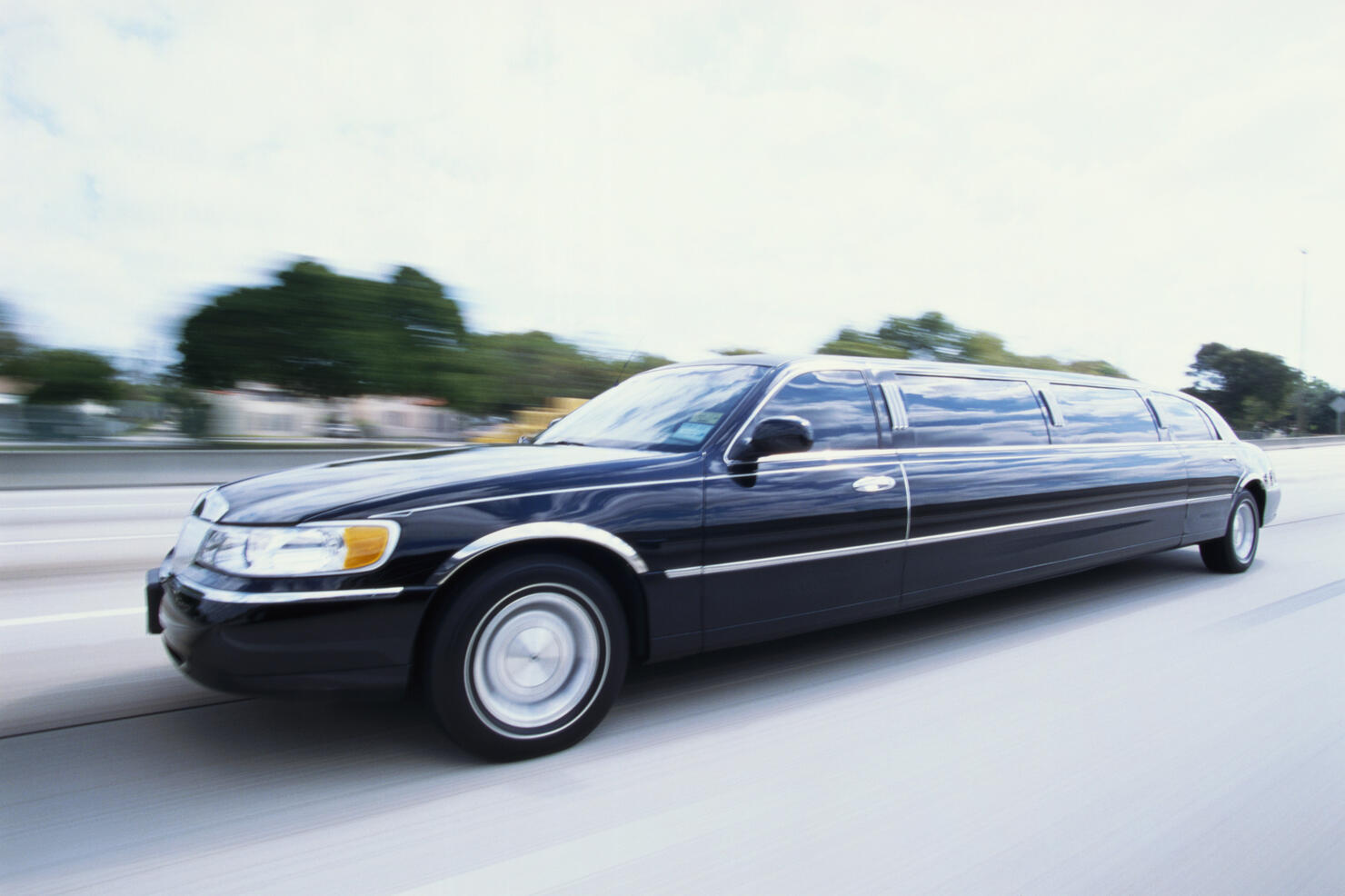 Black Stretch Limousine