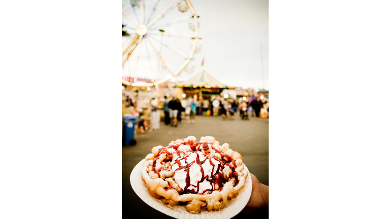 Funnel cake with Ferris Wheel