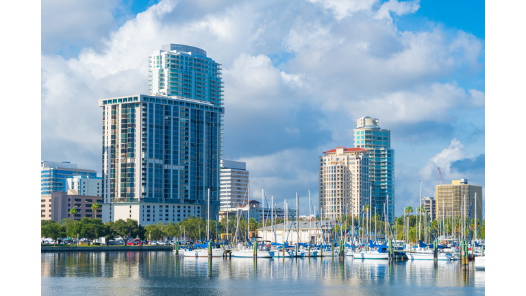 St. Petersburg, Florida Skyline and Harbor