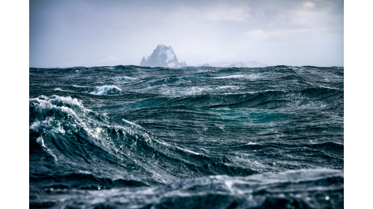 Storm at South Shetland Islands