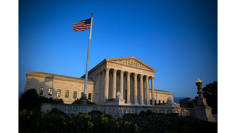 The U.S. Supreme Court building stands in Washington