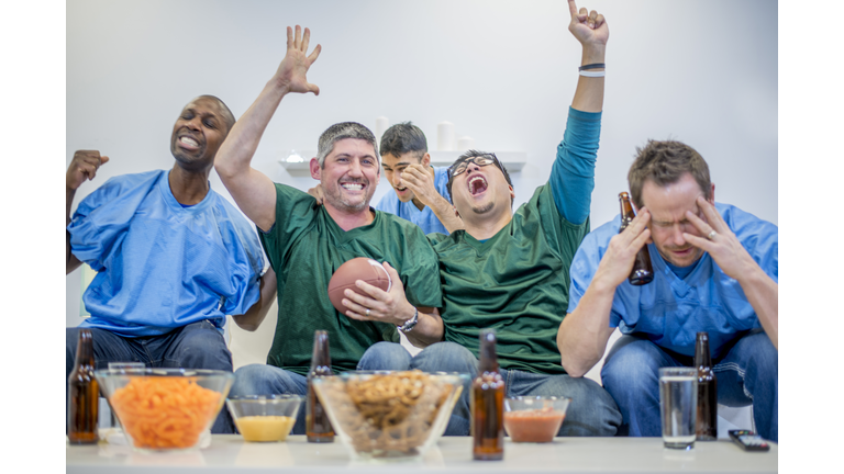 Cheering While Watching the Game