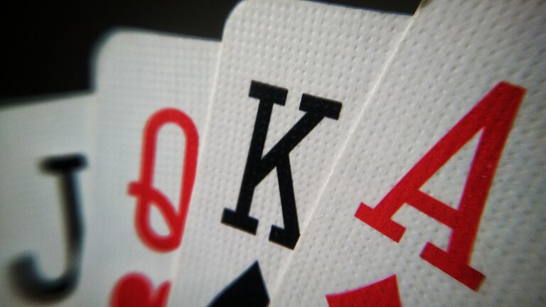 Close-Up Of Playing Cards