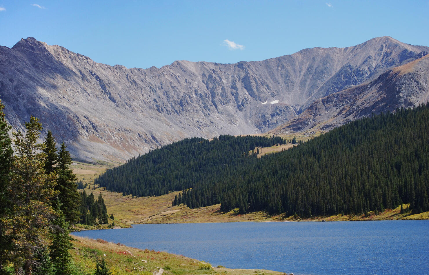 Longs Peak viewed from Estes Park, Colorado