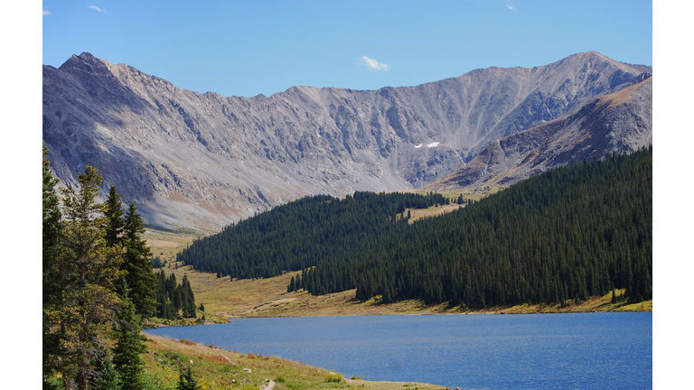 Longs Peak viewed from Estes Park, Colorado