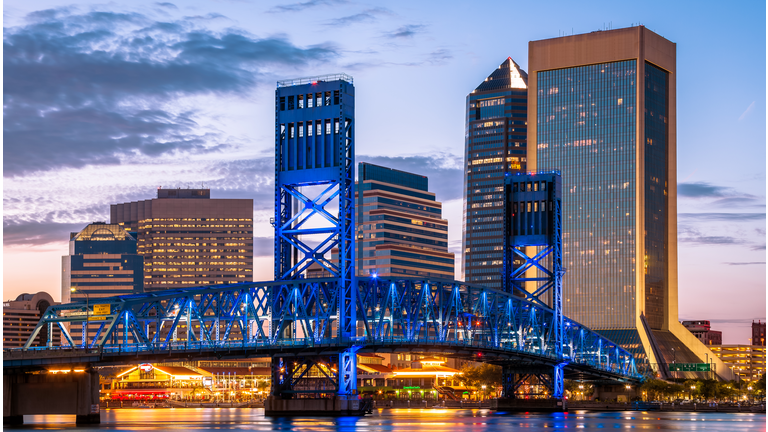 Skyline, Jacksonville, Florida, America