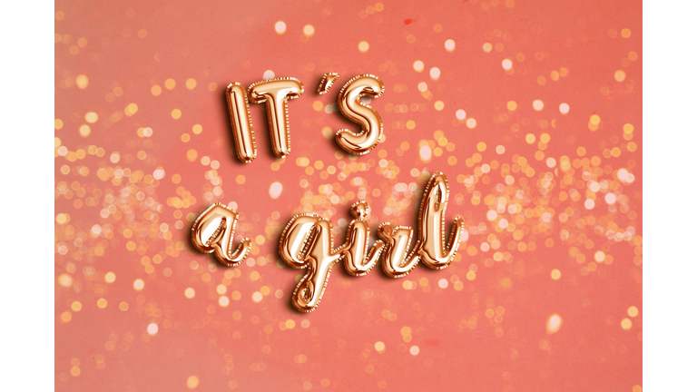 It´s a girl message balloon