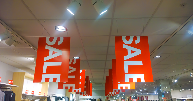 Sale sign, Discount Sale