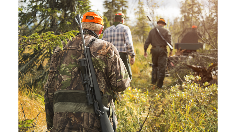 Men at hunting
