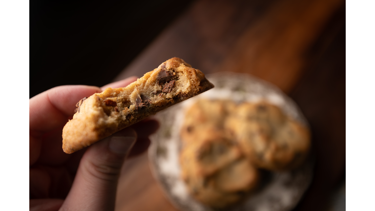 Hand holding Bite Cookie