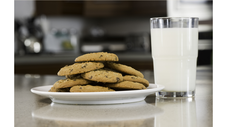 Chocolate Chip Cookies and Milk