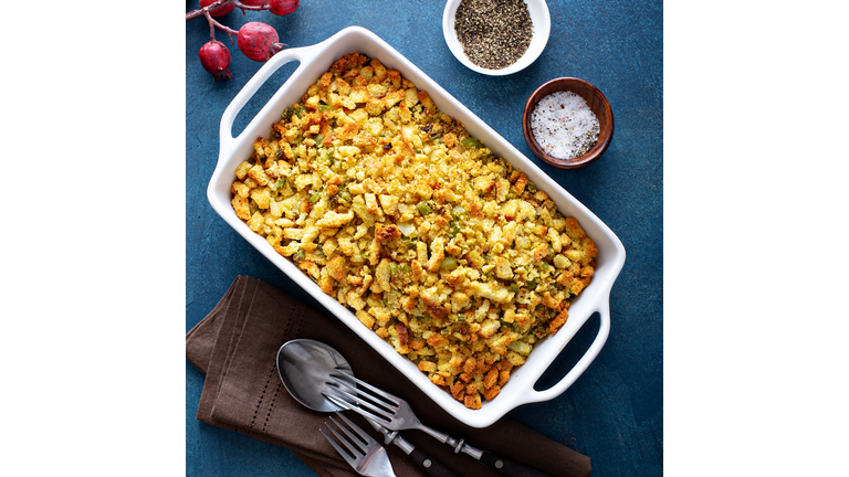 Traditional stuffing for Thanksgiving or Christmas