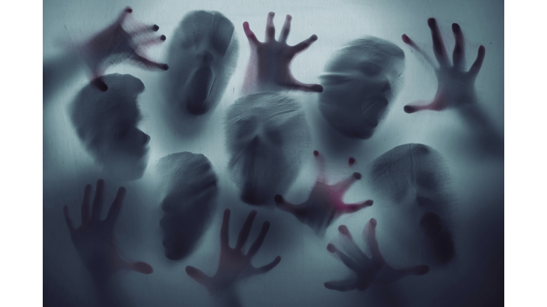Screaming ghost faces