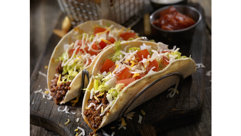 Soft Beef Tacos with Fries