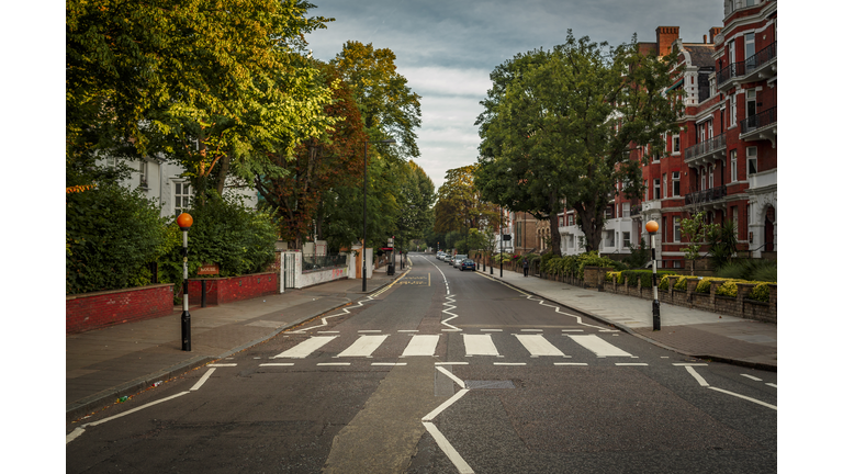 Abbey Road with the most famous road crossing in the World