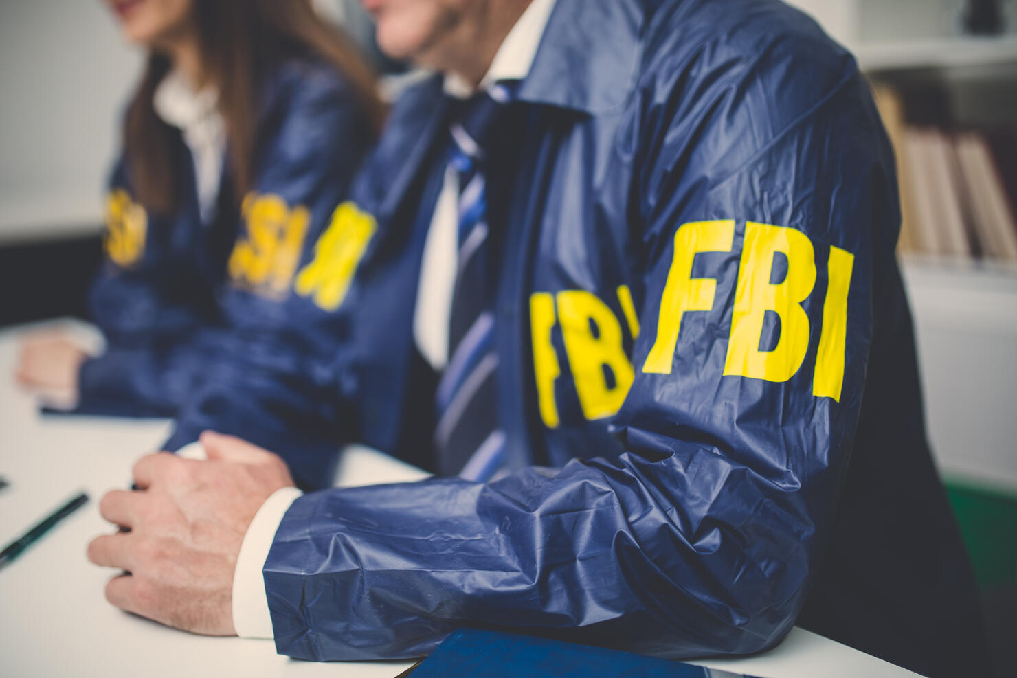 FBI team in office