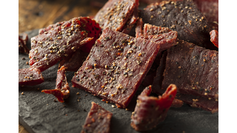 Dried Peppered Beef Jerky