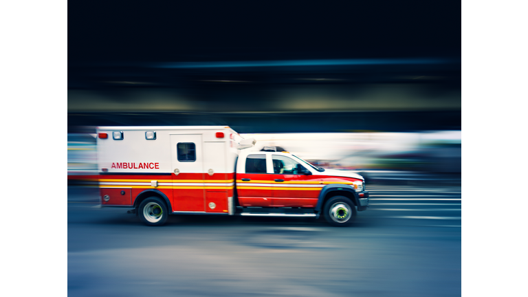 Ambulance speeding in New York