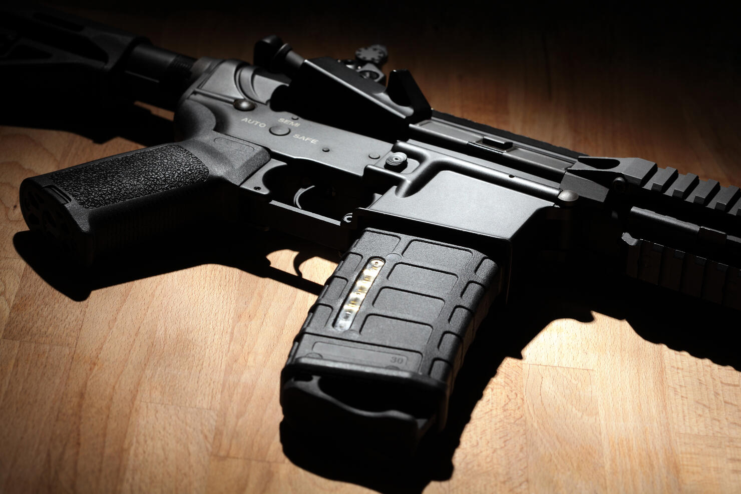 AR-15 (M4A1) carbine close-up