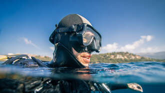Scuba Diver Finds Missing Wedding Ring In Bass Lake! (Video)