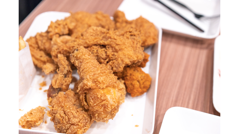 Fried Chicken on plate