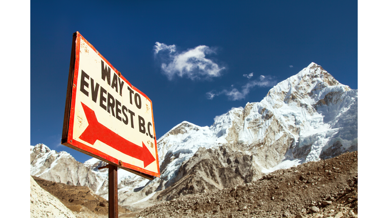 Way to Everest base camp