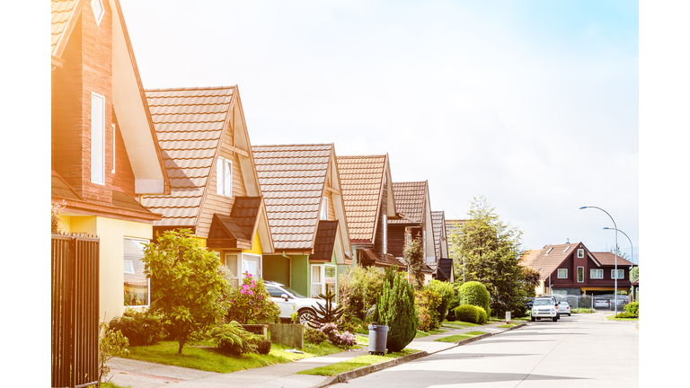 Middle class neighborhood