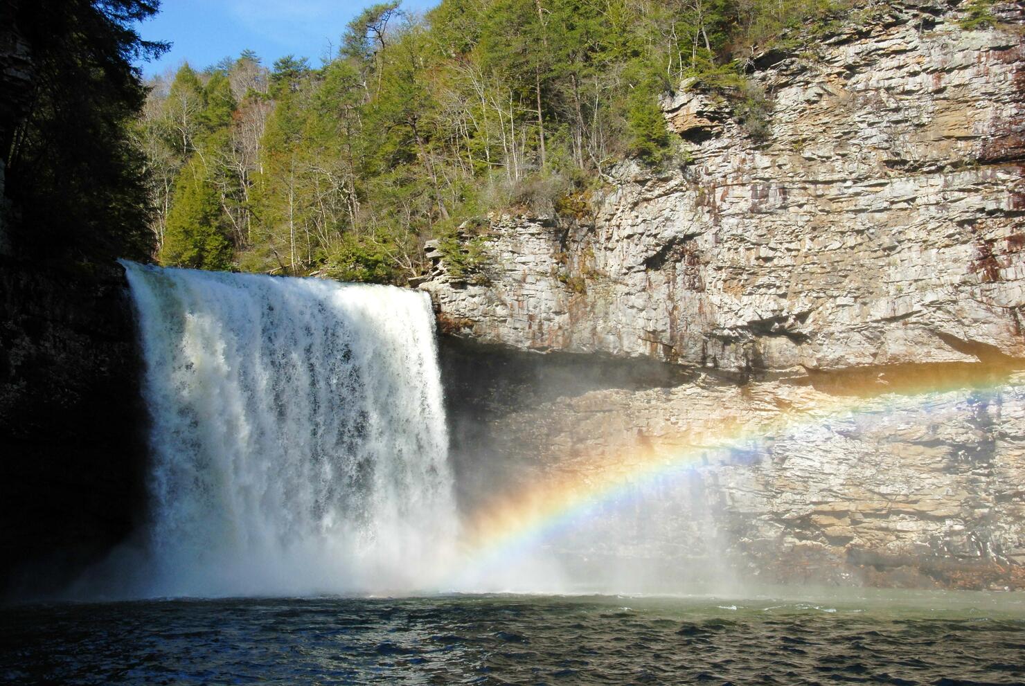 Cane Creek Falls Rainbow