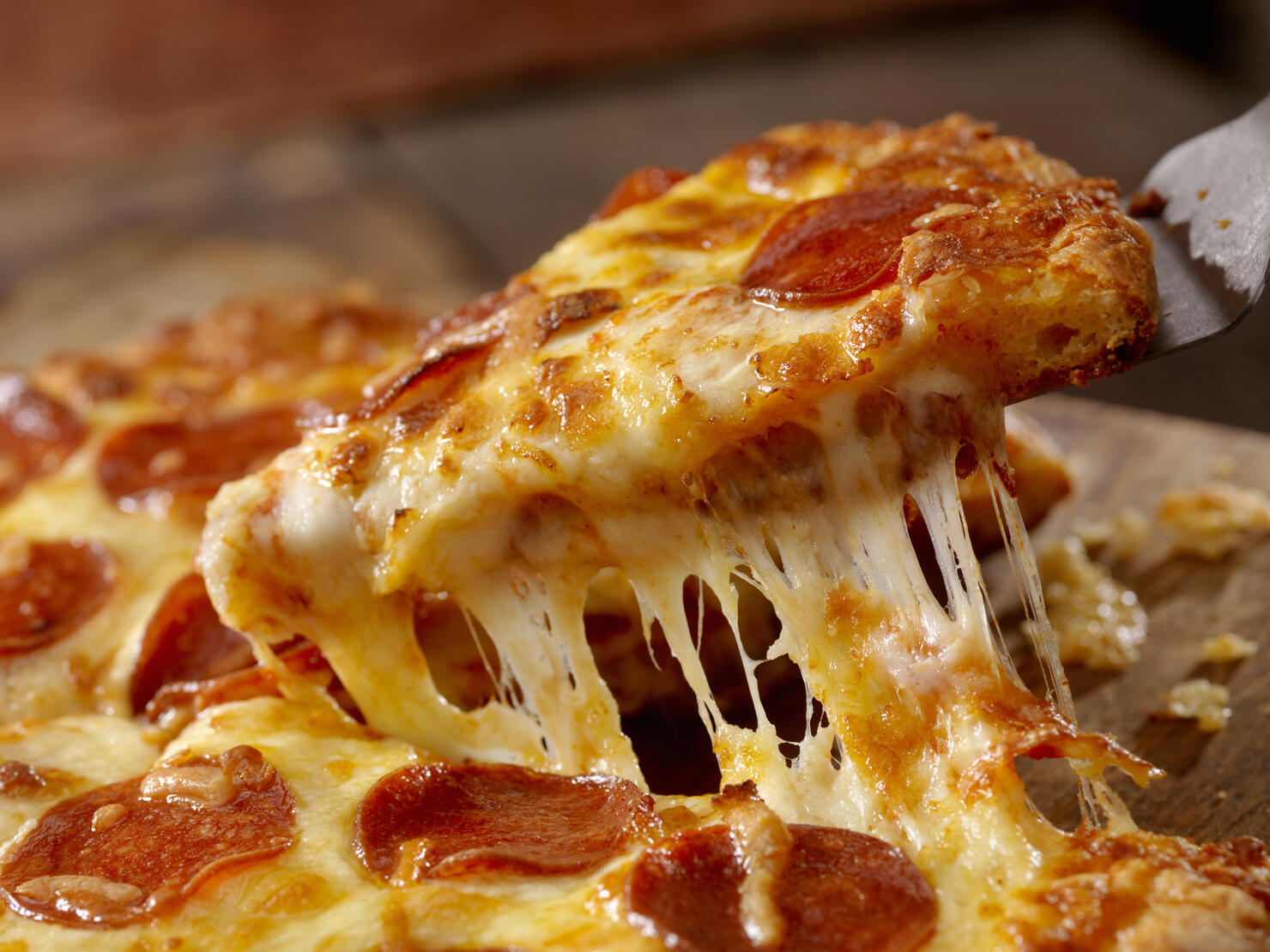 Cheesy Pepperoni Pizza