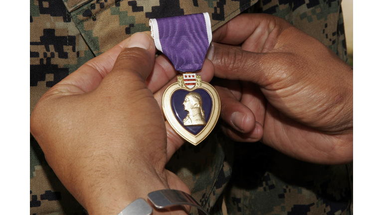 Purple Heart award.