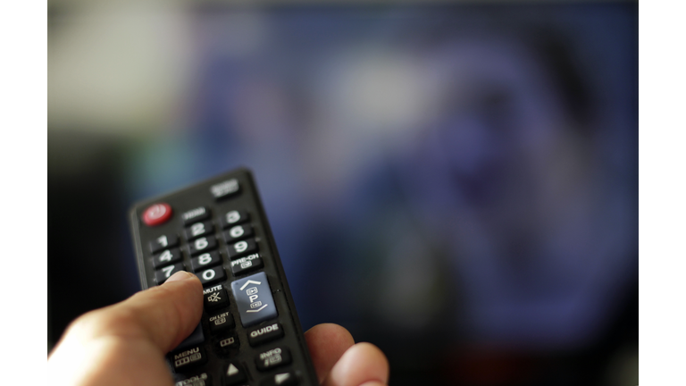 Switching channels with TV remote control