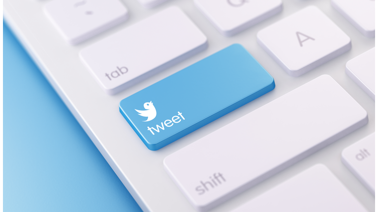 Modern Keyboard wih Tweet Button