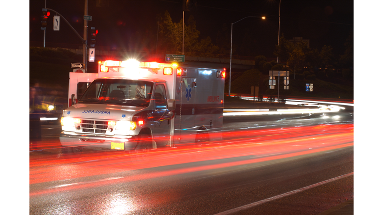 Ambulance in traffic