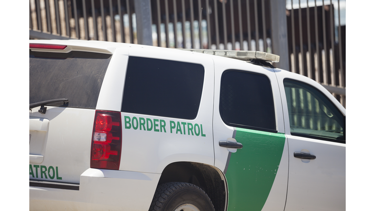 Border Partol at the US Mexico border in San Diego