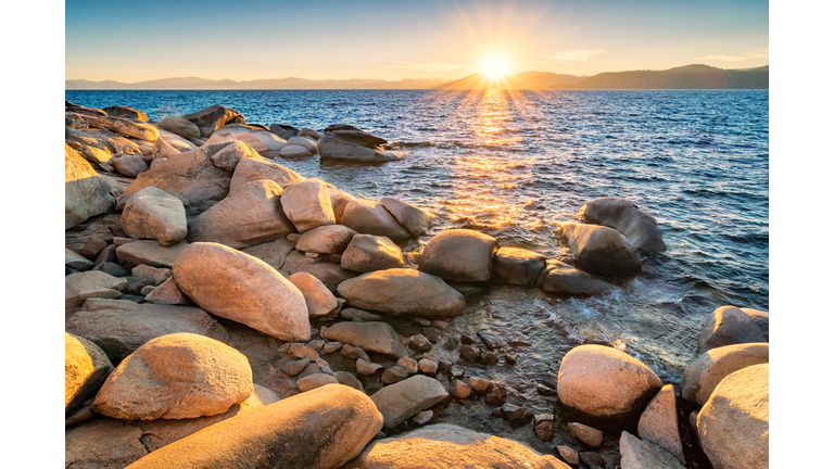 Sunset at Lake Tahoe USA