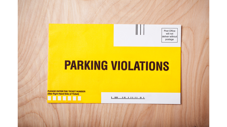 Parking ticket envelope