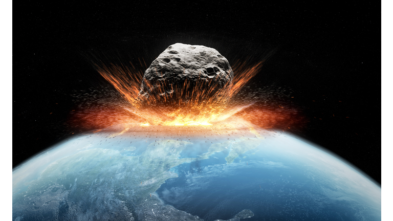 Asteroid impact, artwork