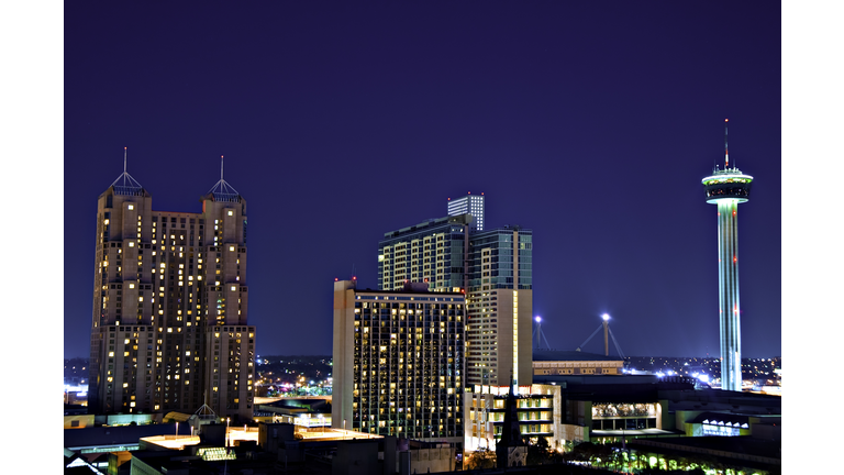 San Antonio Texas City  Aerial Tower of  the America's