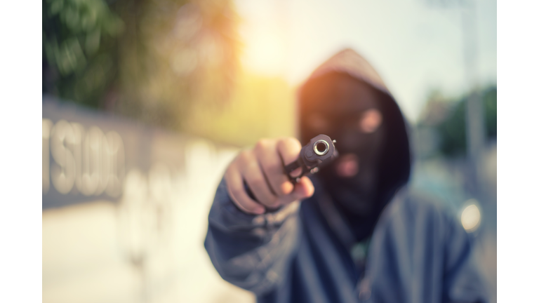 Young man took aim with pistol near village roads.
