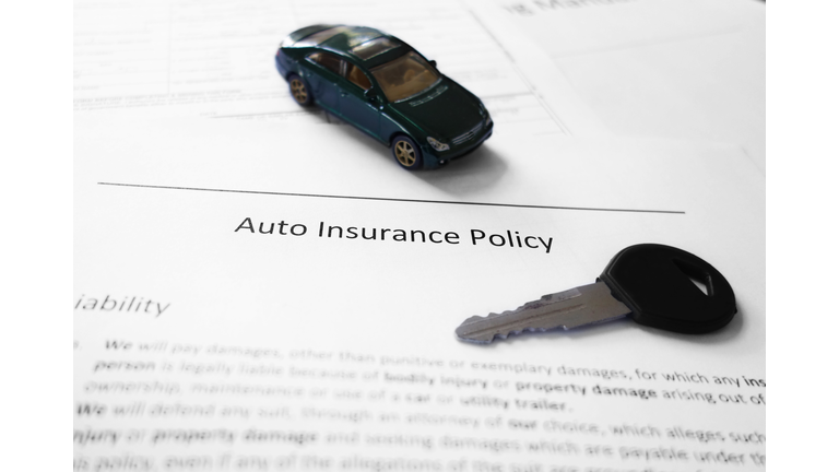 Car insurance and key