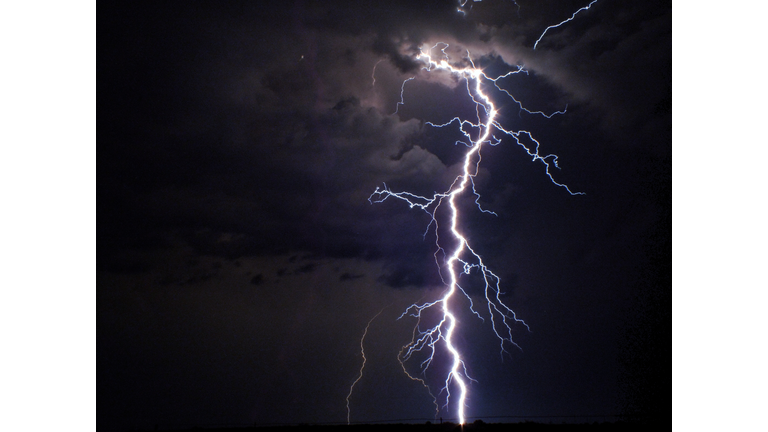 Lightning In Sky