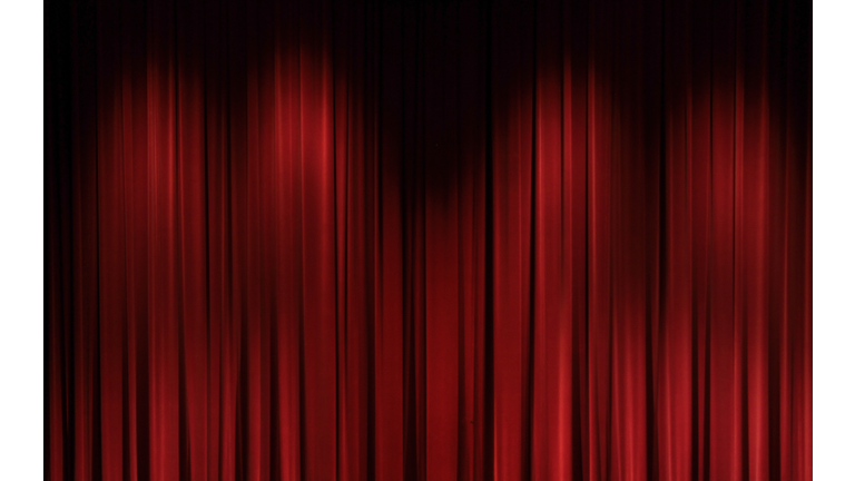 Full Frame Shot Of Red Curtain