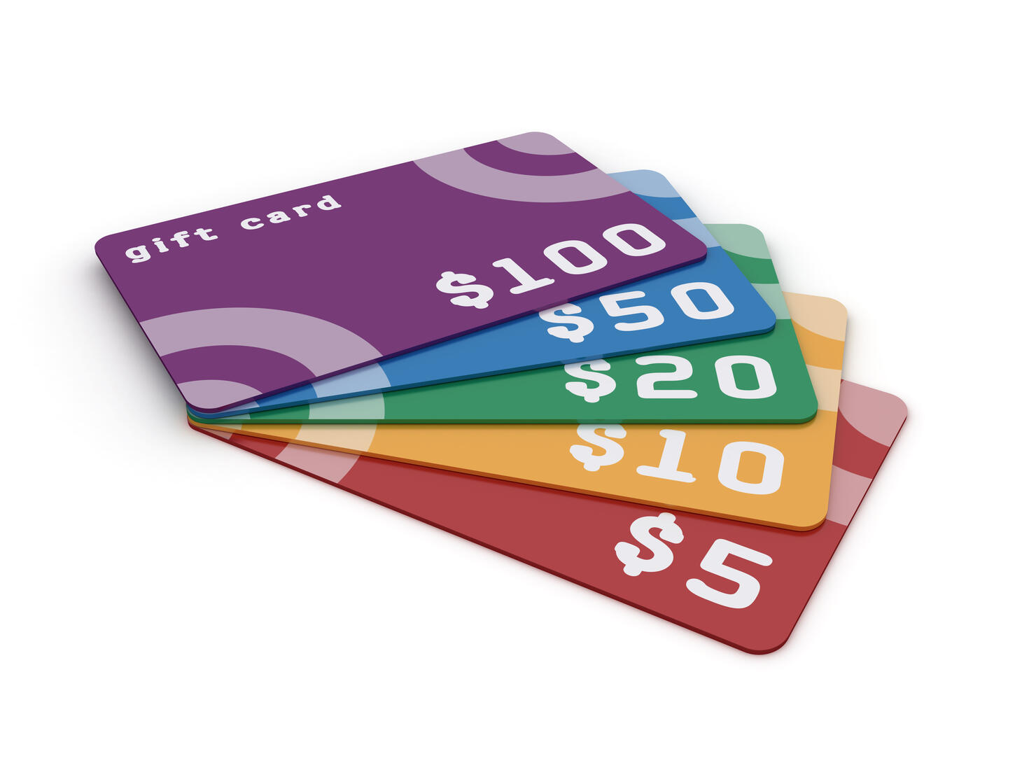 Gift cards.